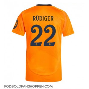 Real Madrid Antonio Rudiger #22 Udebanetrøje 2024-25 Kortærmet